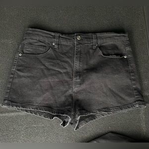 Last Chance 7/18! Black Denim Shorts